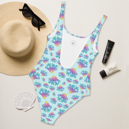 Save Corals One-Piece Swimsuit - Save The Planet