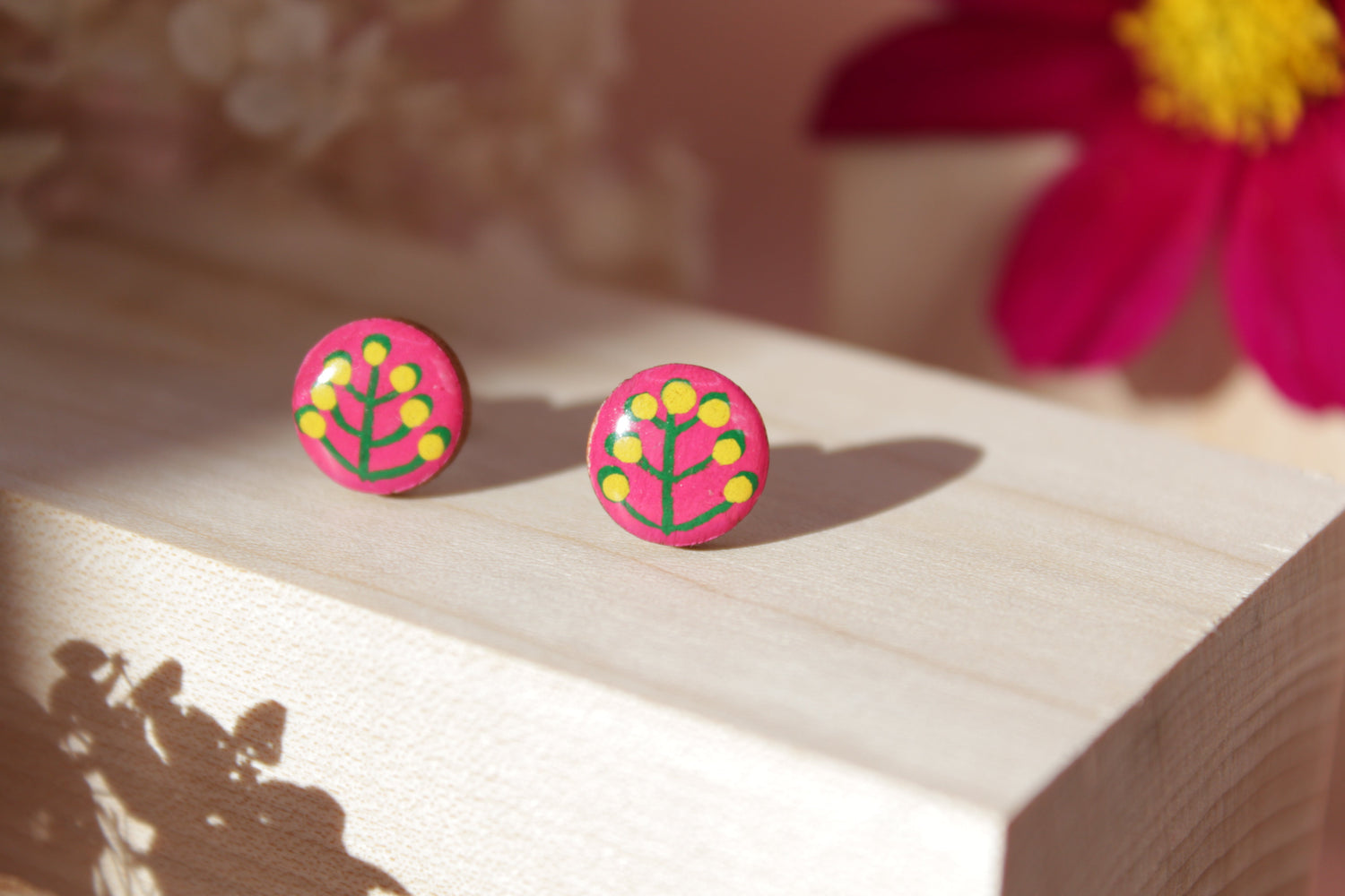 Handpainted earrings