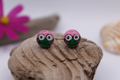 Cute frog earrings