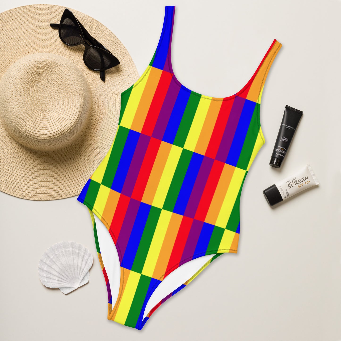 LGBTQ One Piece Swimsuit