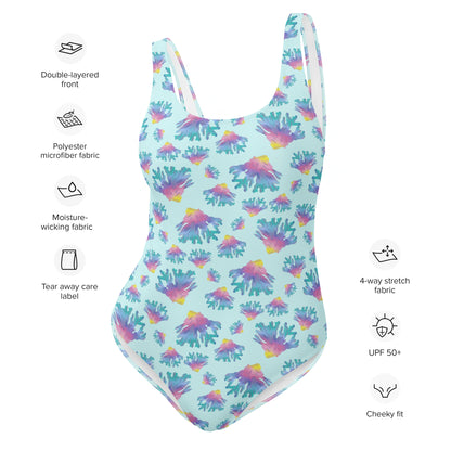 Save Corals One-Piece Swimsuit - Save The Planet