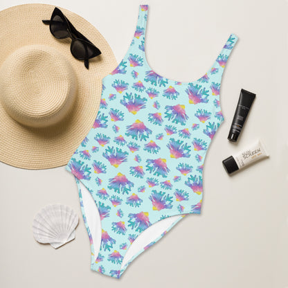 Save Corals One-Piece Swimsuit - Save The Planet